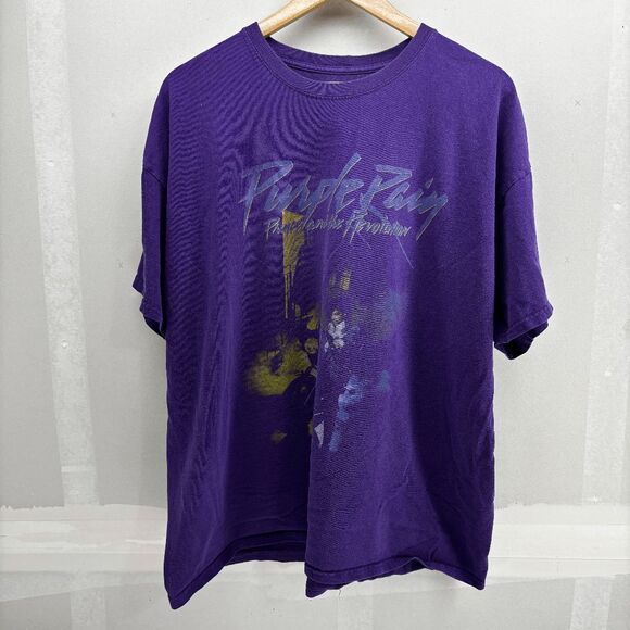 Prince and the Revolution Purple Rain Shirt Adult 2XL Rock Retro Graphic Tee - Picture 3 of 5